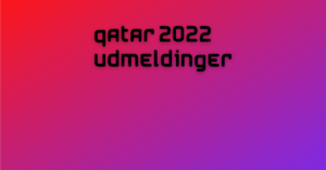 Qatar 2022 – vi burde alle blive hjemme
